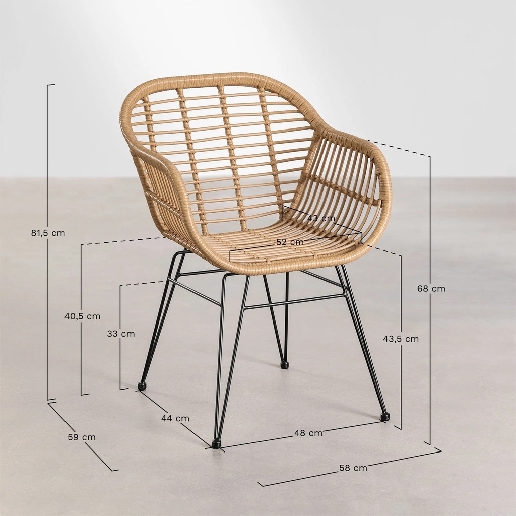 Fauteuil Many (eco bois)