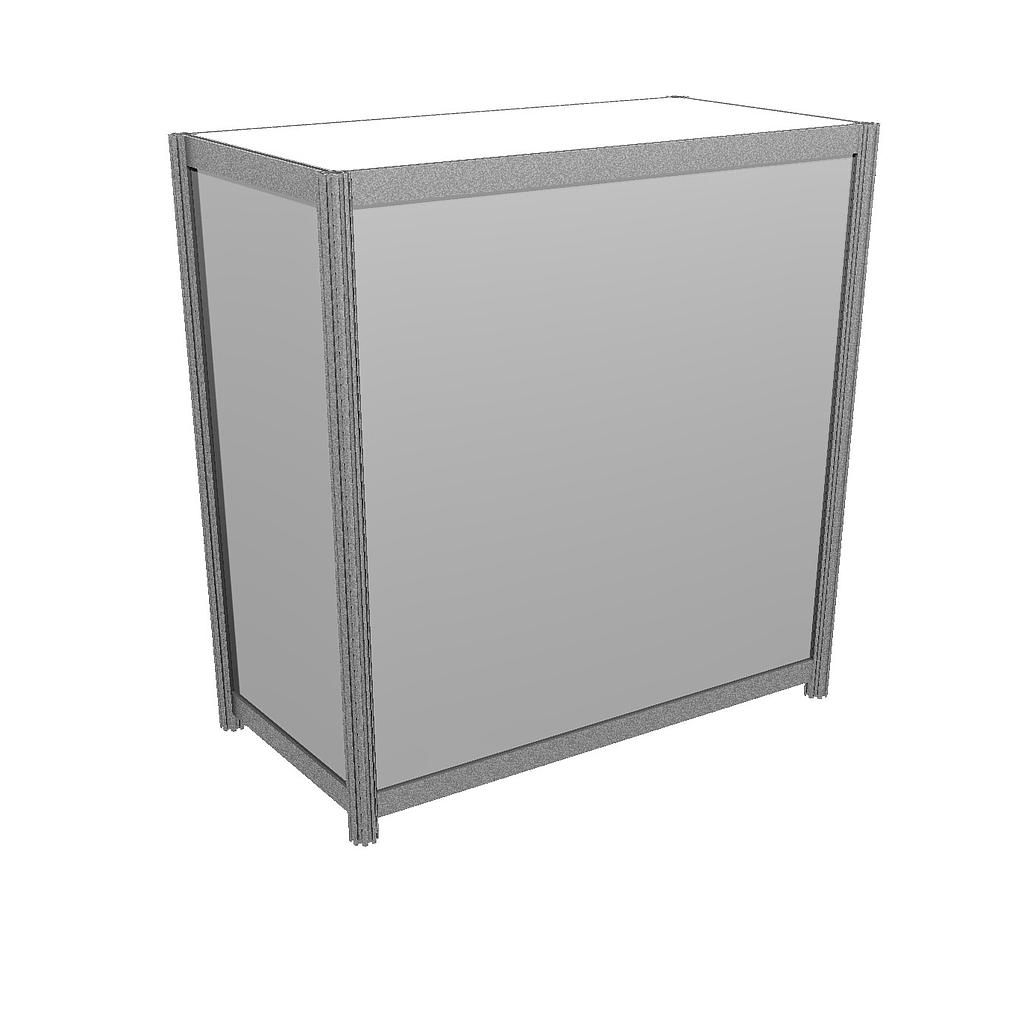 [IG] Comptoir modulaire d'appoint droit 1 x 0.5 x ht 1.05 m