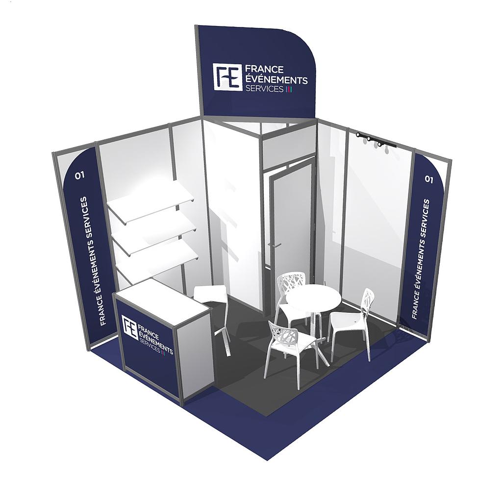 Stand Pack 3 COLOR (de 9 à 27 m²)