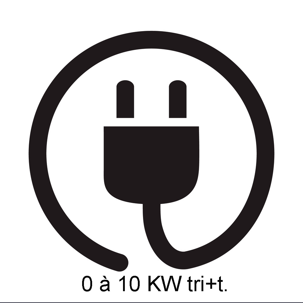 Coffret électrique 10 KW tri+t.
